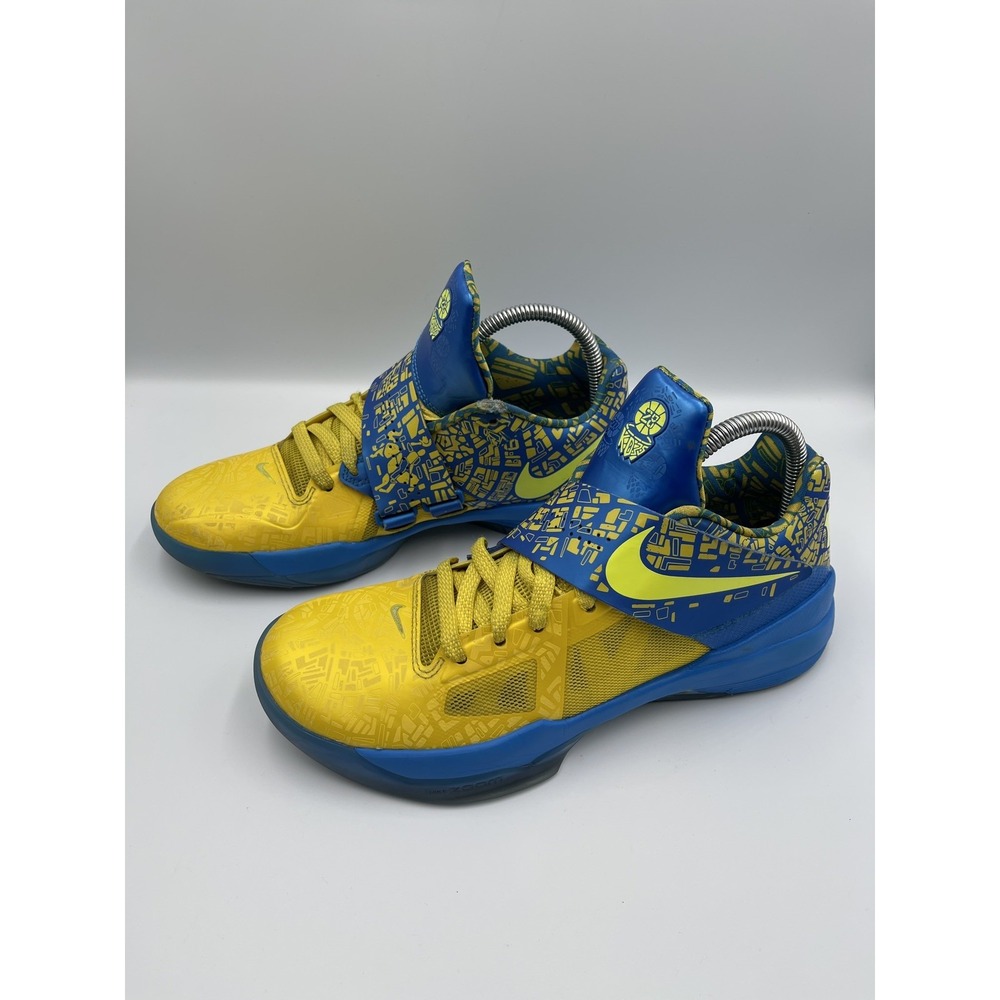 Nike Zoom KD 4 Scoring Title 2025 Yellow Blue Basketball FZ5916-400 Men's 8